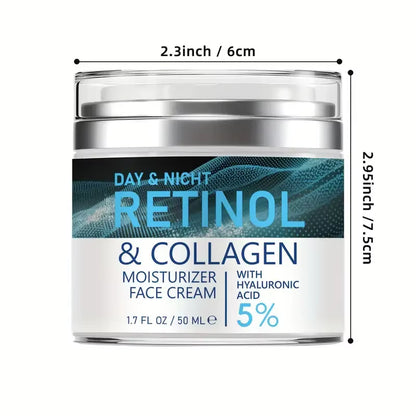 Revitalize Your Skin with Our Retinol Collagen Cream - Anti-Aging, Deep Hydration & Whitening Formula for a Youthful Glow