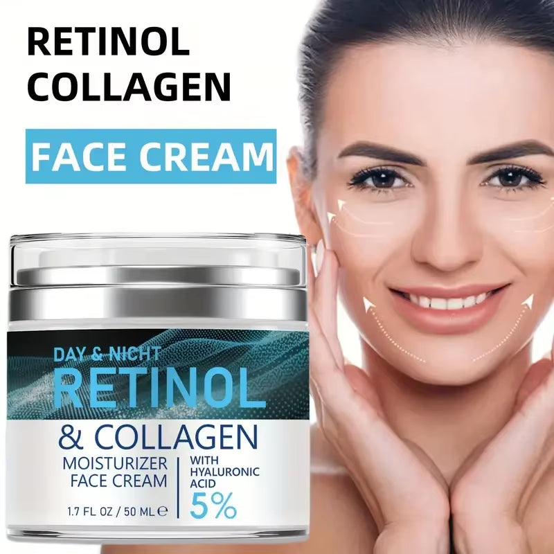 Revitalize Your Skin with Our Retinol Collagen Cream - Anti-Aging, Deep Hydration & Whitening Formula for a Youthful Glow
